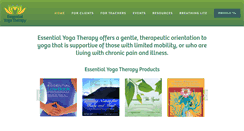 Desktop Screenshot of essentialyogatherapy.com