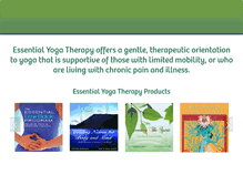Tablet Screenshot of essentialyogatherapy.com